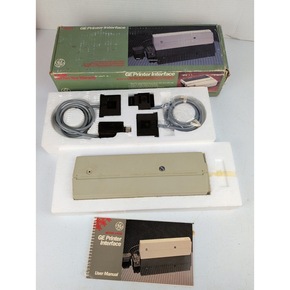 Commodore  - Atari  / GE Printer Interface / 3-8150 / Ultrarare / OVP / Zubehör